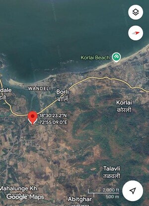  Land – Map Location View at Alibag - for Sale