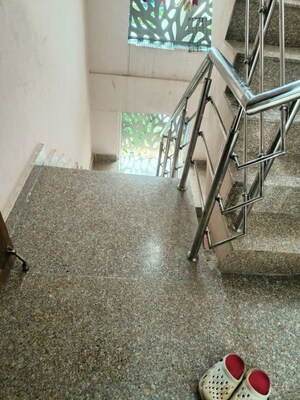 Staircase in 3 BHK Builder Floor at Palam Vihar Extension – for Rent