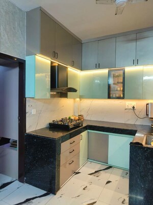 Kitchen in 3 BHK Builder Floor at Palam Vihar Extension – for Rent