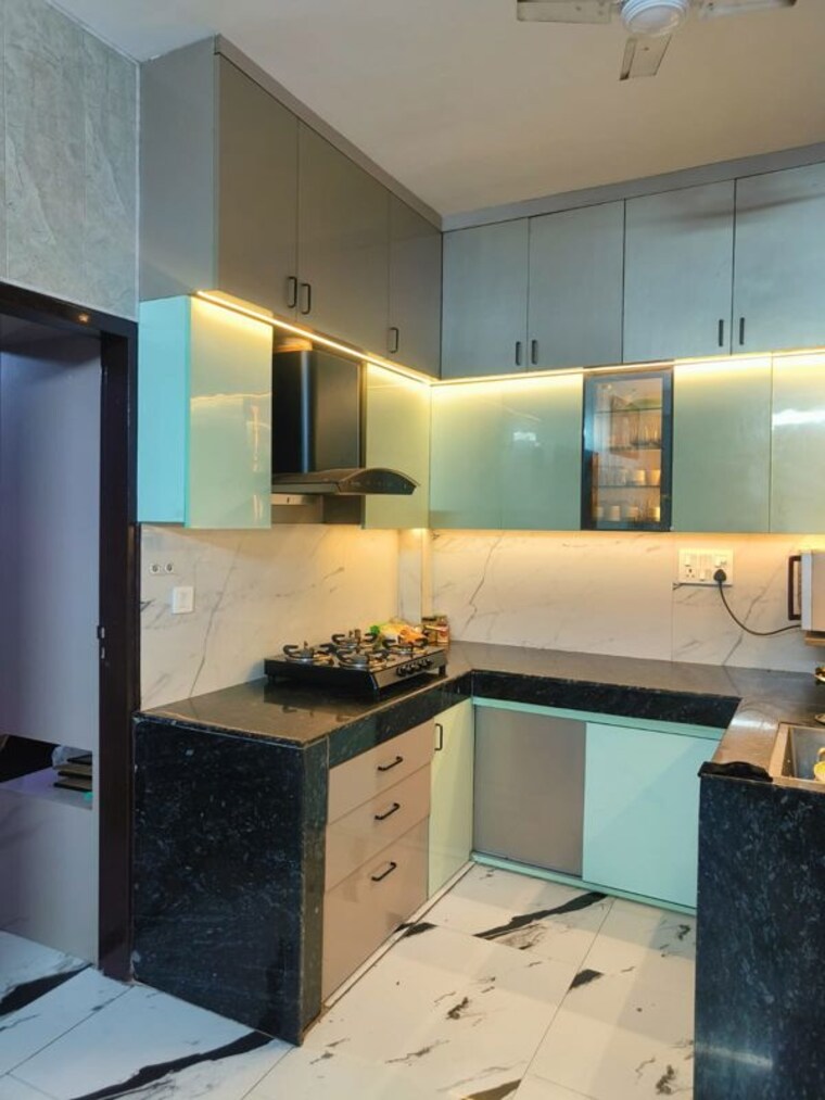 Kitchen, palam vihar extension 3 Bedroom 1280 Sq.Ft. Builder Floor In Palam Vihar Extension Gurgaon 10675201