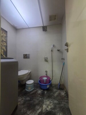 Bathroom in 1 RK Apartment at Royal Palms, Goregaon East – for Rent
