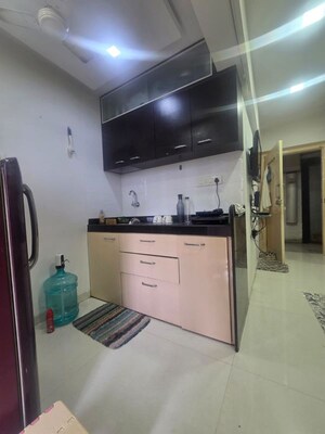 Kitchen in 1 RK Apartment at Royal Palms, Goregaon East – for Rent