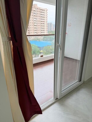 Balcony in 2 BHK Apartment at RR Lunkad 66 Avenue, Pimple Nilakh – for Rent