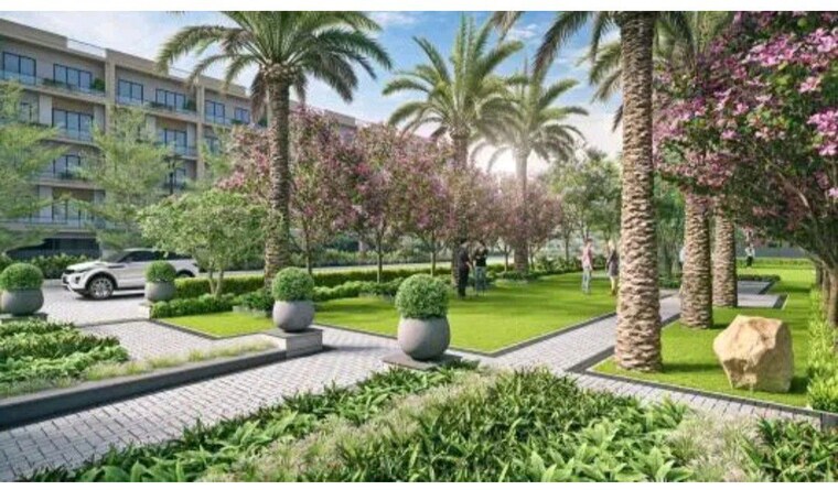 Garden, ganga-green-valley 3 Bedroom 157 Sq.Yd. Builder Floor In Sector 78 Gurgaon 10675267