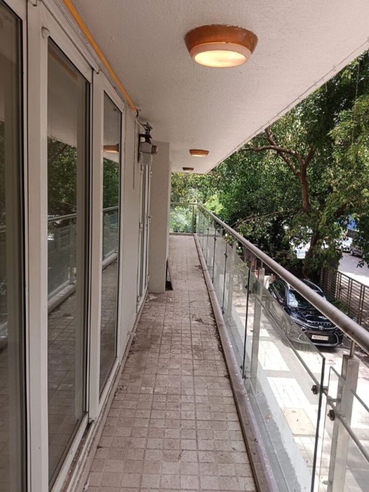 Balcony, gym-view 4 Bedroom 1800 Sq.Ft. Apartment In Khar West Mumbai 10675276
