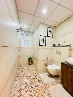 Bathroom in 3 BHK Apartment at Ambala Highway – for Sale