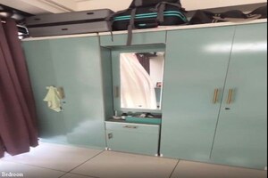 Bedroom in 1 BHK Apartment at Karan Rhea, Wadegaon – for Rent
