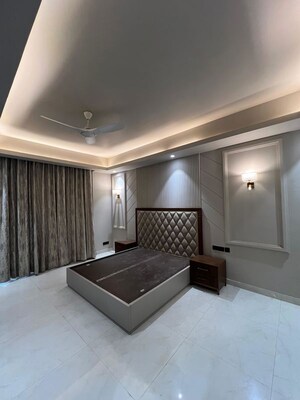 Living Room in 4 BHK Builder Floor at Sushant Lok I – for Rent