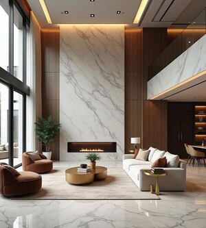 Living Room in 6 BHK Penthouse at ATS Marigold, Sector 89a – for Sale