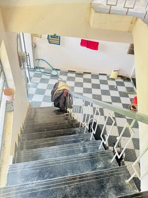 Staircase in 1 RK Independent House at Rausar – for Rent