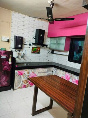 Kitchen in 1 BHK Apartment at Wadgaon Sheri – for Rent