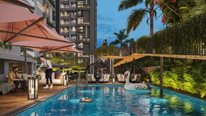 Gym in 4 BHK Apartment at Shela – for Sale