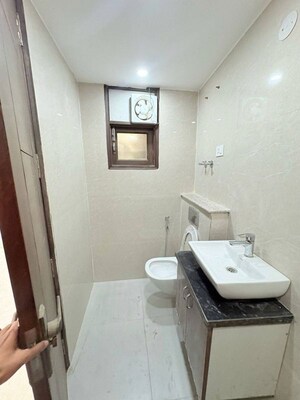 Bathroom in 1 BHK Builder Floor at Saket – for Rent