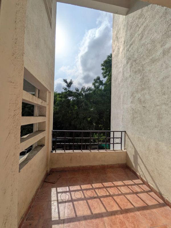 Balcony in 2 BHK Apartment at Kharadi – for Rent