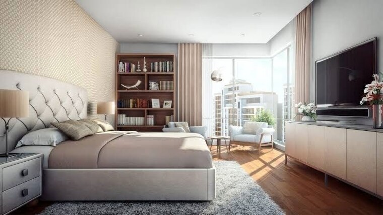 Bedroom, omaxe-grand-omaxe 2 Bedroom 1125 Sq.Ft. Apartment In Gomti Nagar Lucknow 10675556