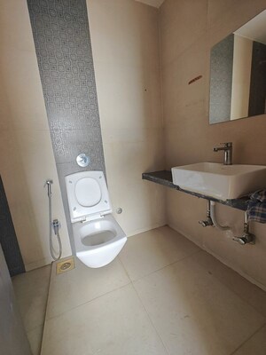 Bathroom in 3 BHK Apartment at Ishwar Ecstasy, Nerul – for Rent