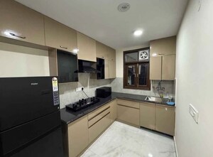 Kitchen in 3 BHK Builder Floor at Rajouri Garden – for Rent