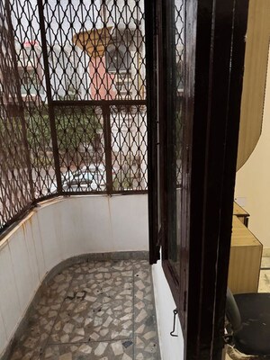 Balcony in 3 BHK Apartment at Vasundhara Sector 16 – for Rent