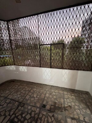 Balcony in 3 BHK Apartment at Vasundhara Sector 16 – for Rent