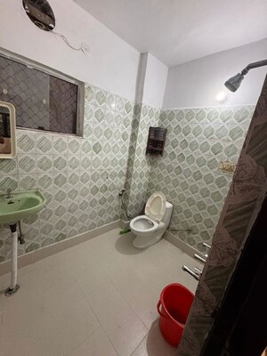 Bathroom in 3 BHK Apartment at Vasundhara Sector 16 – for Rent
