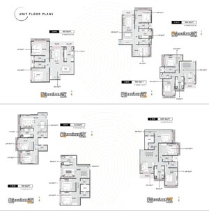 Floor Plan in 3 BHK Apartment at Modirealty Rudraksh, Kandivali West – for Sale