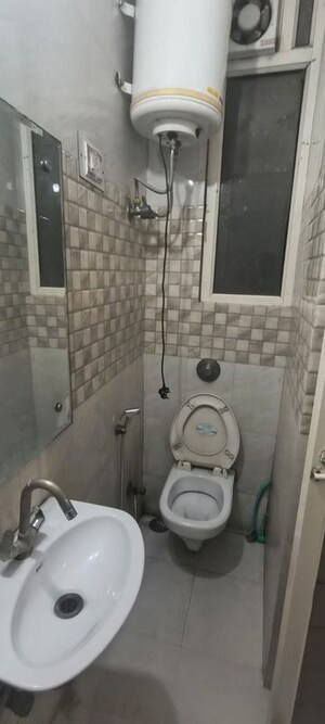 Bathroom in 1 BHK Builder Floor at Panchsheel Vihar – for Rent