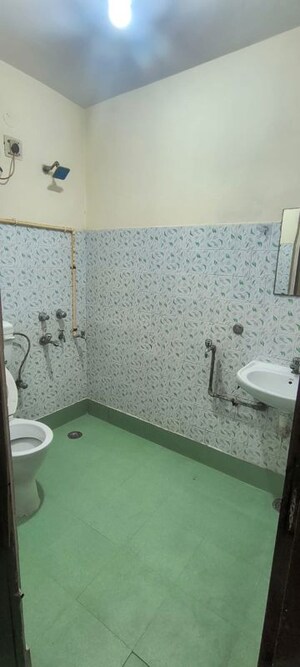 Bathroom in 2 BHK Builder Floor at Khirki Extension – for Rent
