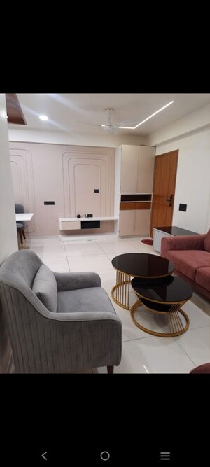 Living Room in 3 BHK Apartment at Deep Indraprasth Gulmohar, Vastrapur – for Rent