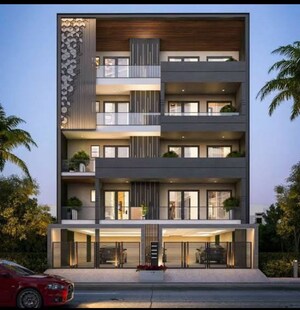 4 BHK Builder Floor – Exterior View View at DLF Imperial Residences, Dlf Phase I - for Rent