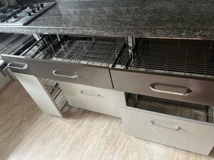 Kitchen in 2 BHK Apartment at Saptrishi Juhu Serene, Dn Nagar – for Rent