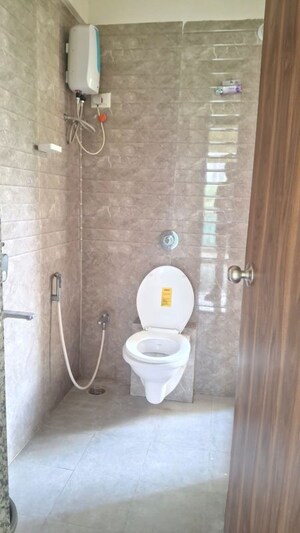 Bathroom in 2 BHK Apartment at Meghnani Euphoria, Ulwe – for Rent