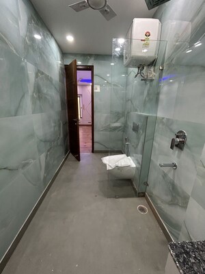 Bathroom in 3.5 BHK Builder Floor at Chittaranjan Park – for Rent
