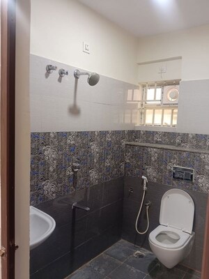 Bathroom in 3 BHK Apartment at Manyata Residency, Nagavara – for Sale