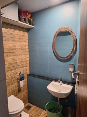 Bathroom in 1 BHK Apartment at Lodha Crown Quality Homes, Majiwada – for Rent