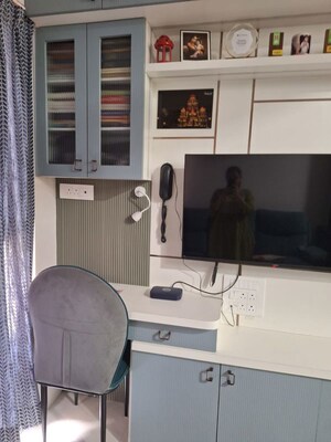 Team Area in 1 BHK Apartment at Lodha Crown Quality Homes, Majiwada – for Rent