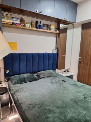 Bedroom in 1 BHK Apartment at Lodha Crown Quality Homes, Majiwada – for Rent
