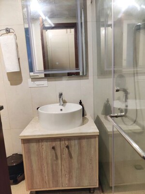 Bathroom in 3 BHK Apartment at Parsvnath Green Ville, Sector 48 – for Rent