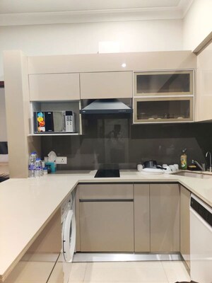 Kitchen in 3 BHK Apartment at Parsvnath Green Ville, Sector 48 – for Rent