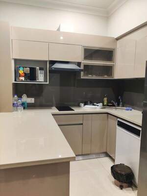 Kitchen in 3 BHK Apartment at Parsvnath Green Ville, Sector 48 – for Rent