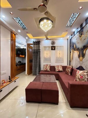 Living Room in 2 BHK Builder Floor at Mahavir Enclave – for Sale