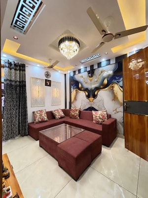 Living Room in 2 BHK Builder Floor at Mahavir Enclave – for Sale