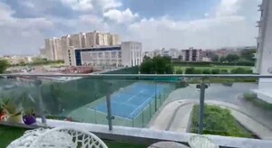 Balcony in 3 BHK Apartment at M3M Merlin, Sector 67 – for Rent