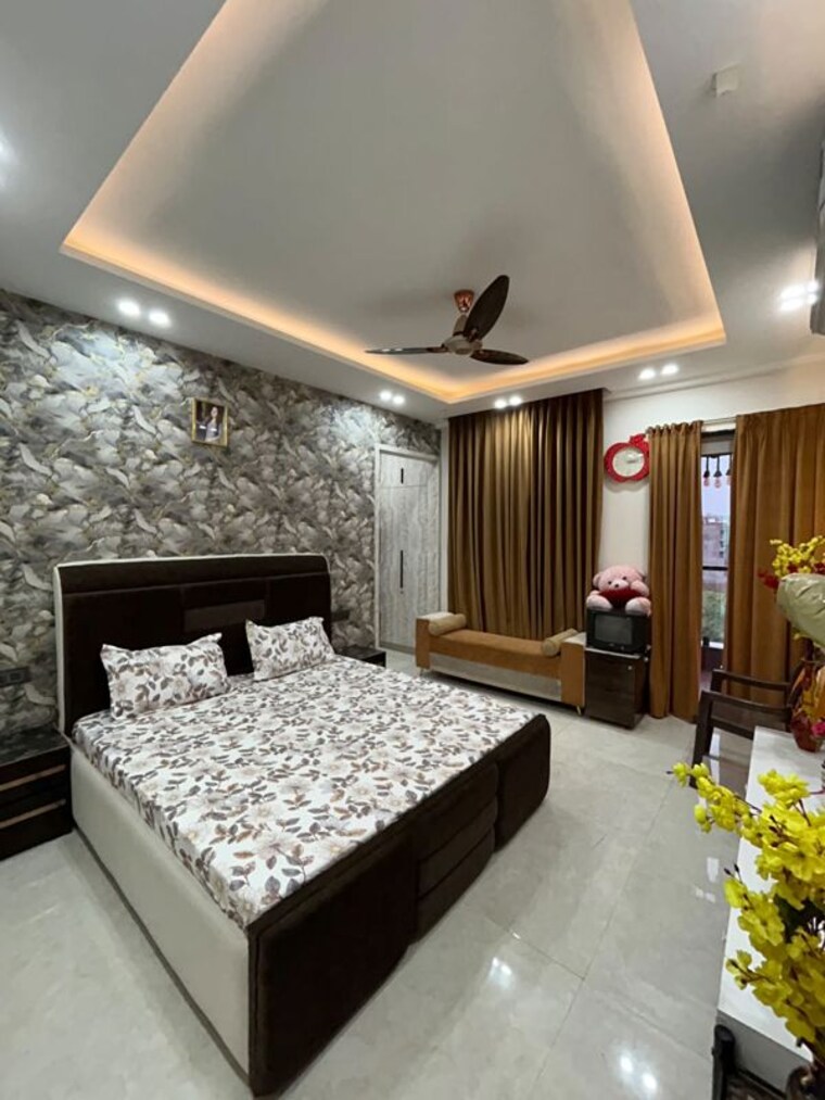 Bedroom, parklands 3 Bedroom 1730 Sq.Ft. Builder Floor In Sector 85 Faridabad 10675892
