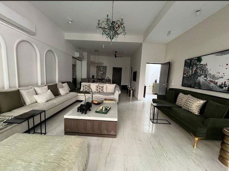 Living Room, tata-primanti-phase-2 3 Bedroom 2550 Sq.Ft. Apartment In Sector 72 Gurgaon 10675912