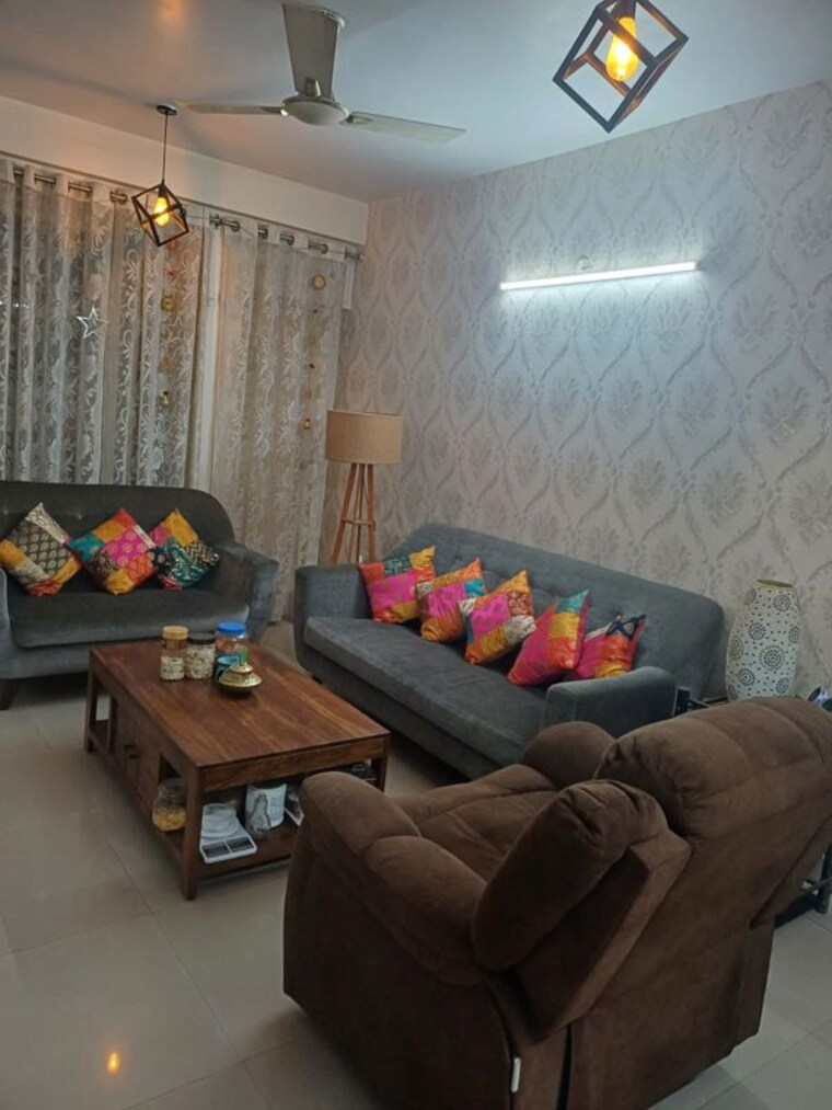 Living Room, puri-pratham 2 Bedroom 1100 Sq.Ft. Apartment In Sector 84 Faridabad 10675917
