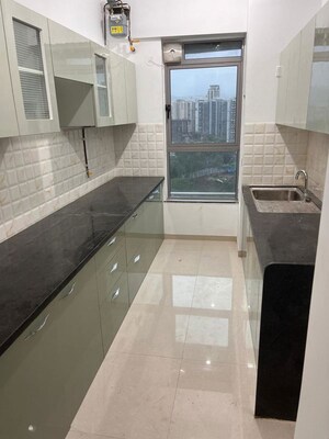 Kitchen in 2 BHK Apartment at Kalpataru Immensa, Kolshet Road – for Rent