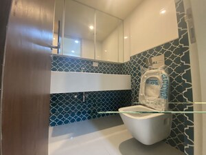 Bathroom in 3 BHK Apartment at Lodha Sterling, Kolshet Road – for Rent
