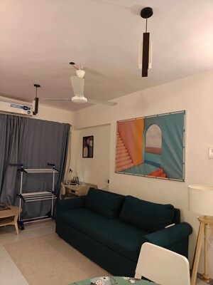 Living Room in 2 BHK Apartment at Mount Mary Bandra, Bandra West – for Rent