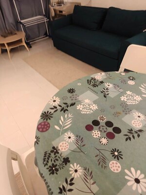 Living Room in 2 BHK Apartment at Mount Mary Bandra, Bandra West – for Rent