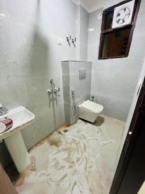 Bathroom in 1 BHK Builder Floor at Chattarpur – for Sale
